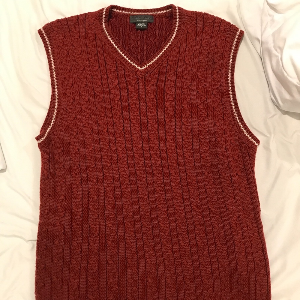 Eddie Bauer oversized sweater vest